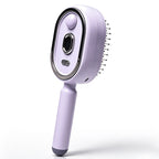 Anti-Tangle, Anti Static Electric Spray Air Cushion Massage Comb for Women, Rechargeable Steam Hair Straightener
