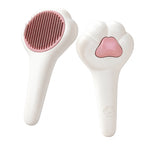 Cat Paw Comb ,Cat Brush for Shedding, Self Cleaning Brush for Long & Short Hair Cats